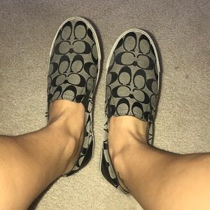 Coach slip ons